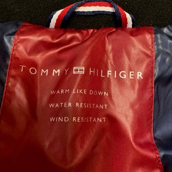 Tommy Hilfiger Men's Full Zip Hooded Hoodie Performance Puffer Coat Jacket Sz S - Picture 4 of 5